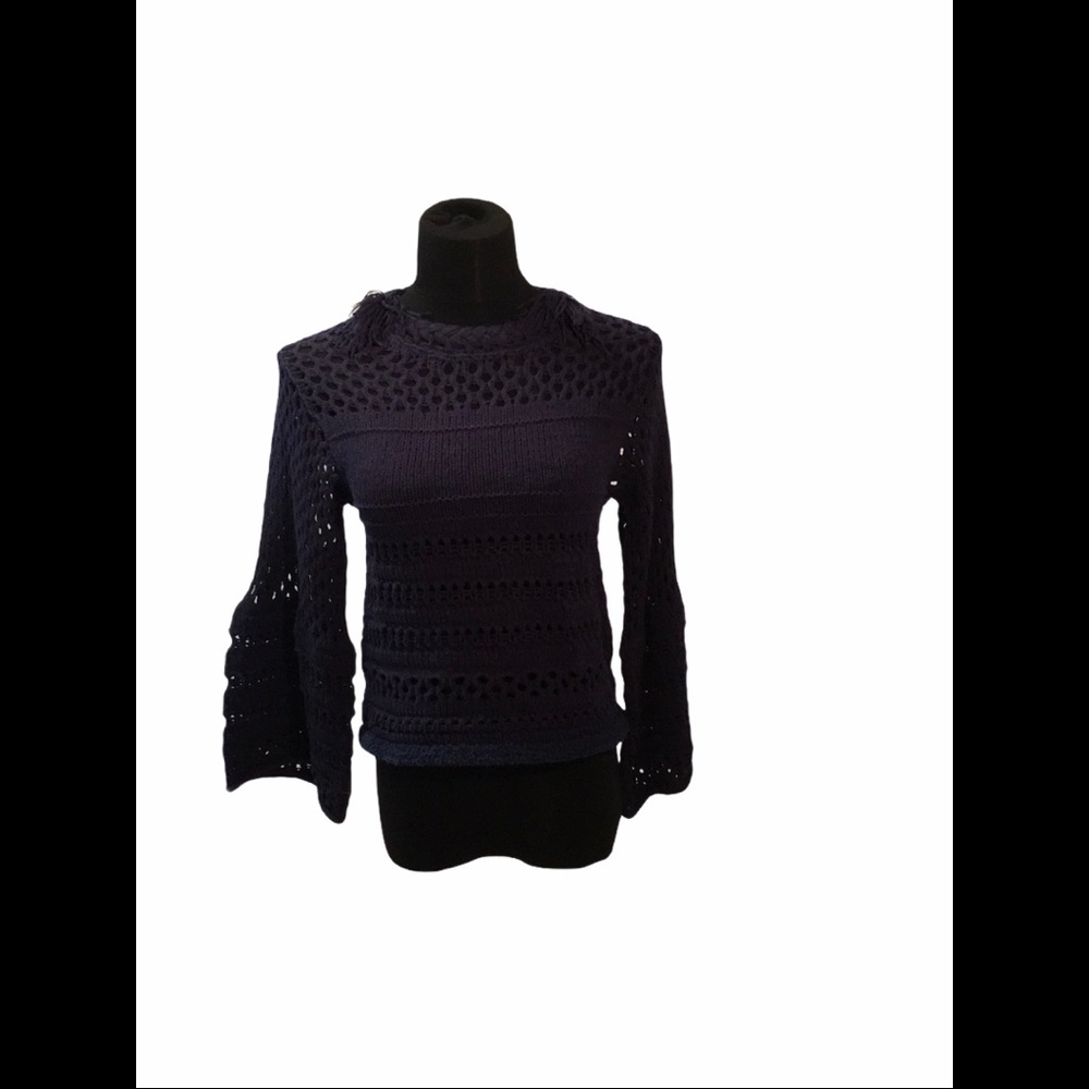 SeeByChloe Open weave sweater, XS